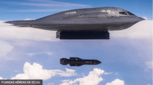 BOMBA –GBU 57 LANZADA POR LA FUERZA AEREA EE.UU. EN IRAN
